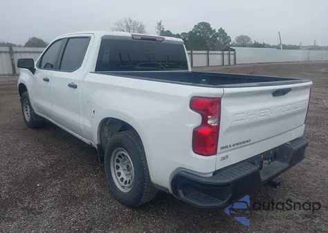 2022 Chevrolet Silverado 1500 4Wd Short Bed Wt z USA, uszkodzony, nr VIN 3GCUDAED9NG540764